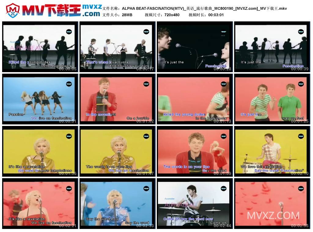 ALPHA BEAT-FASCINATION(MTV)_英语_流行歌曲_MC800190